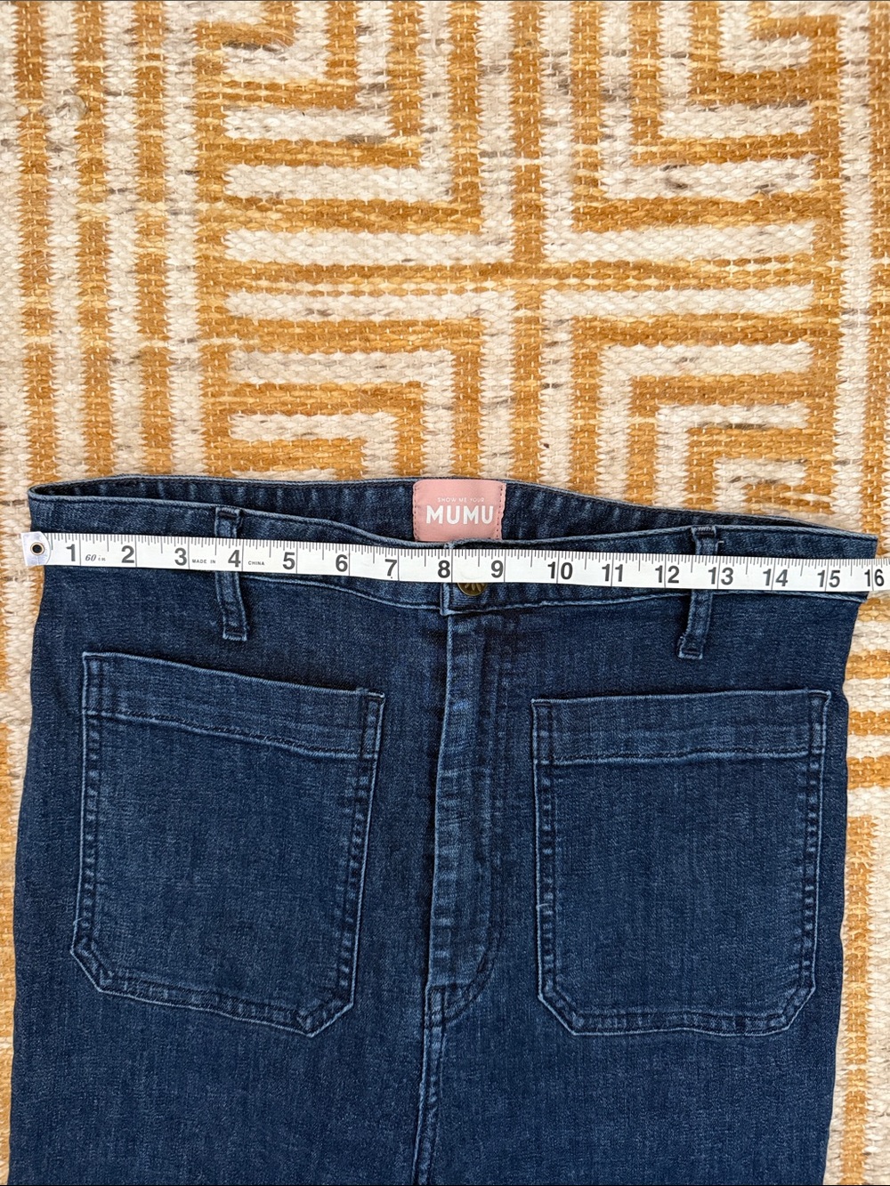 EUC Show Me Your Mumu High-Waisted Flare Jeans - Picture 5 of 7